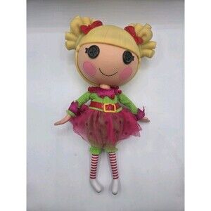 Lalaloopsy Holly Sleighbells Character 13" Doll Green Red Full Outfit